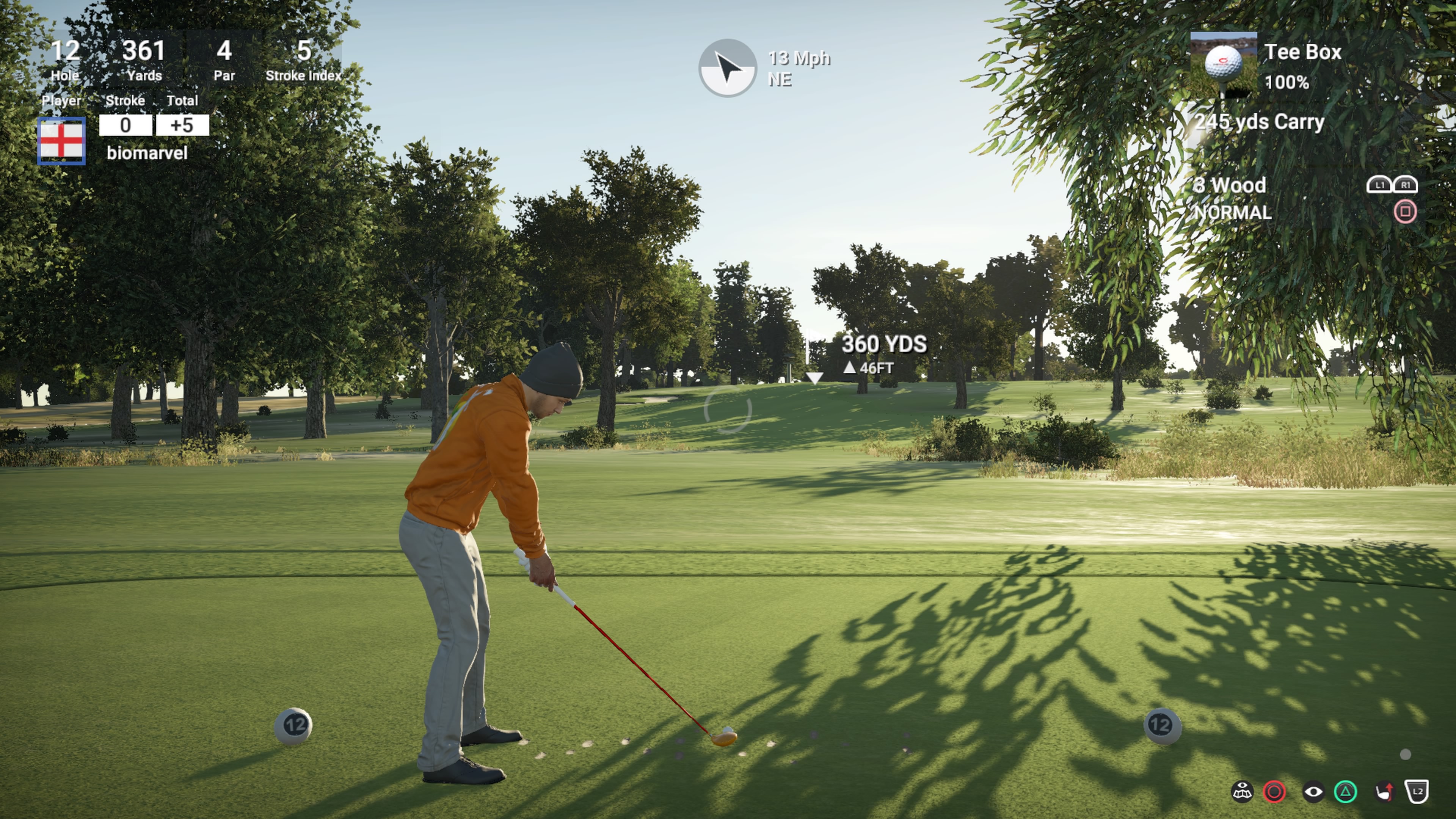 The Golf Club 2 - Hitting a tee shot
