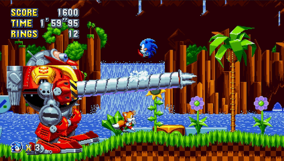 Sonic Mania - Eggman with new toys.