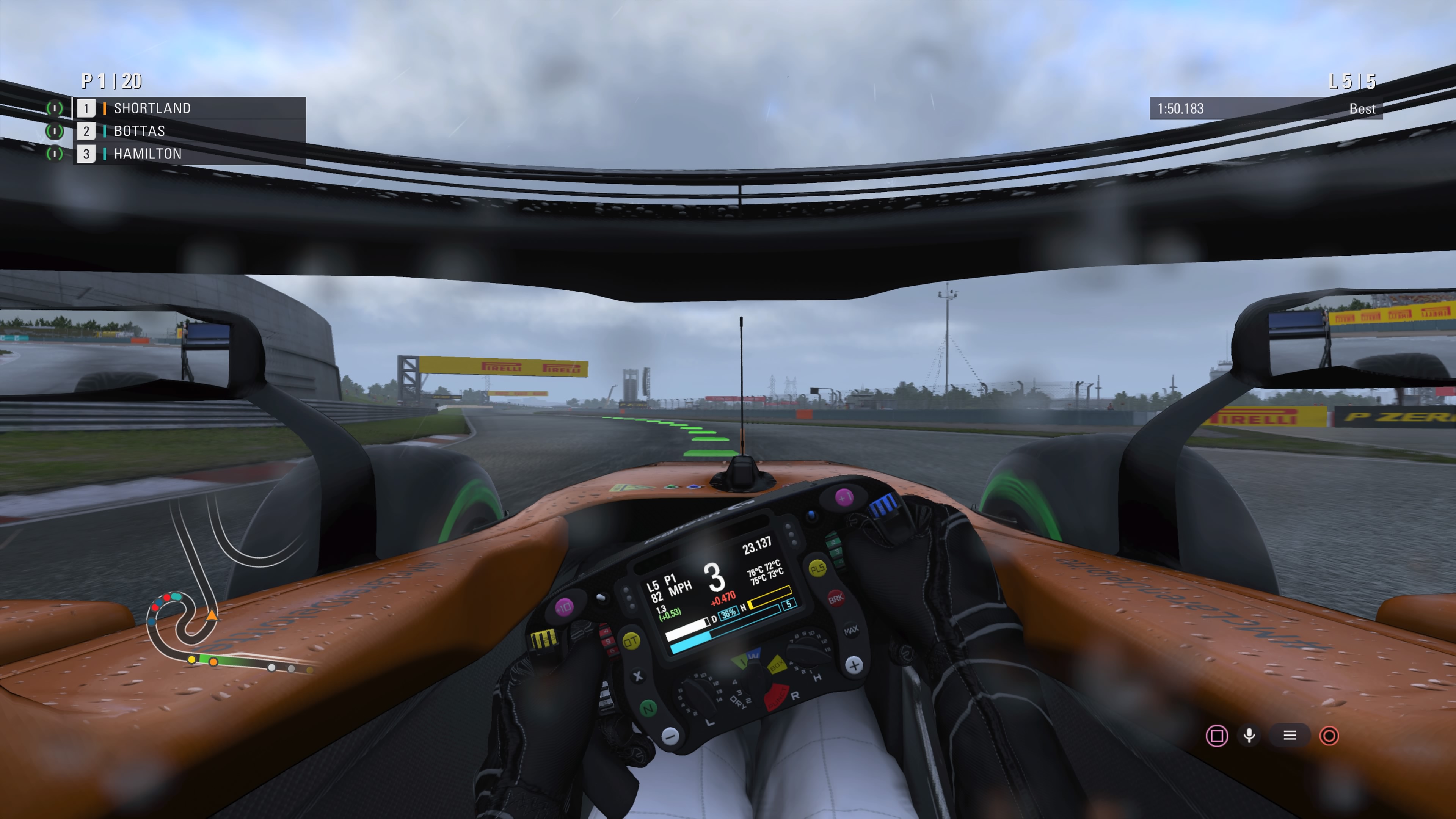 F1 2018 - Driving in the rain