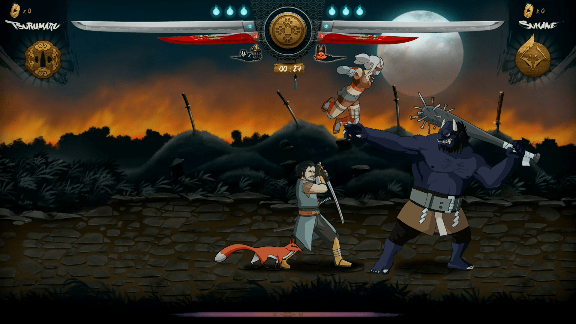 Samurai Riot - Fox on the battleground