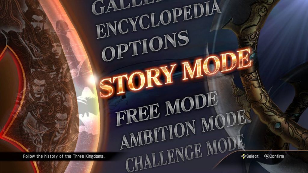Dynasty Warriors 8: Xtreme Legends Definitive Edition modes