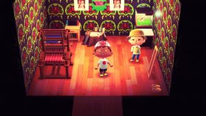 Animal Crossing. A customised home.