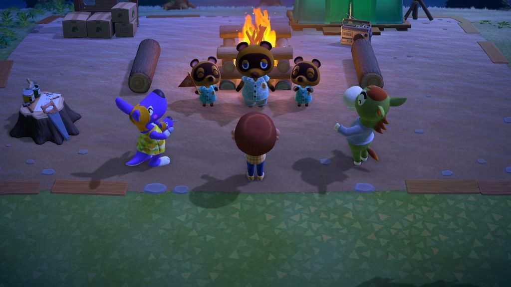 Animal Crossing: New Horizons. The orientation session.