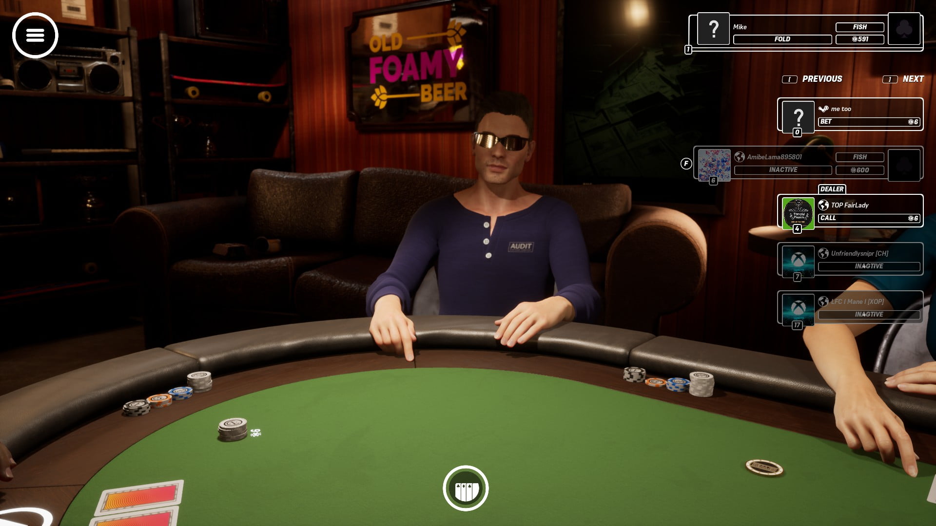 Ford poker club