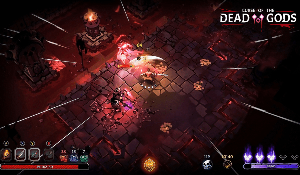 Chaotic battles scenes in Curse of the Dead Gods