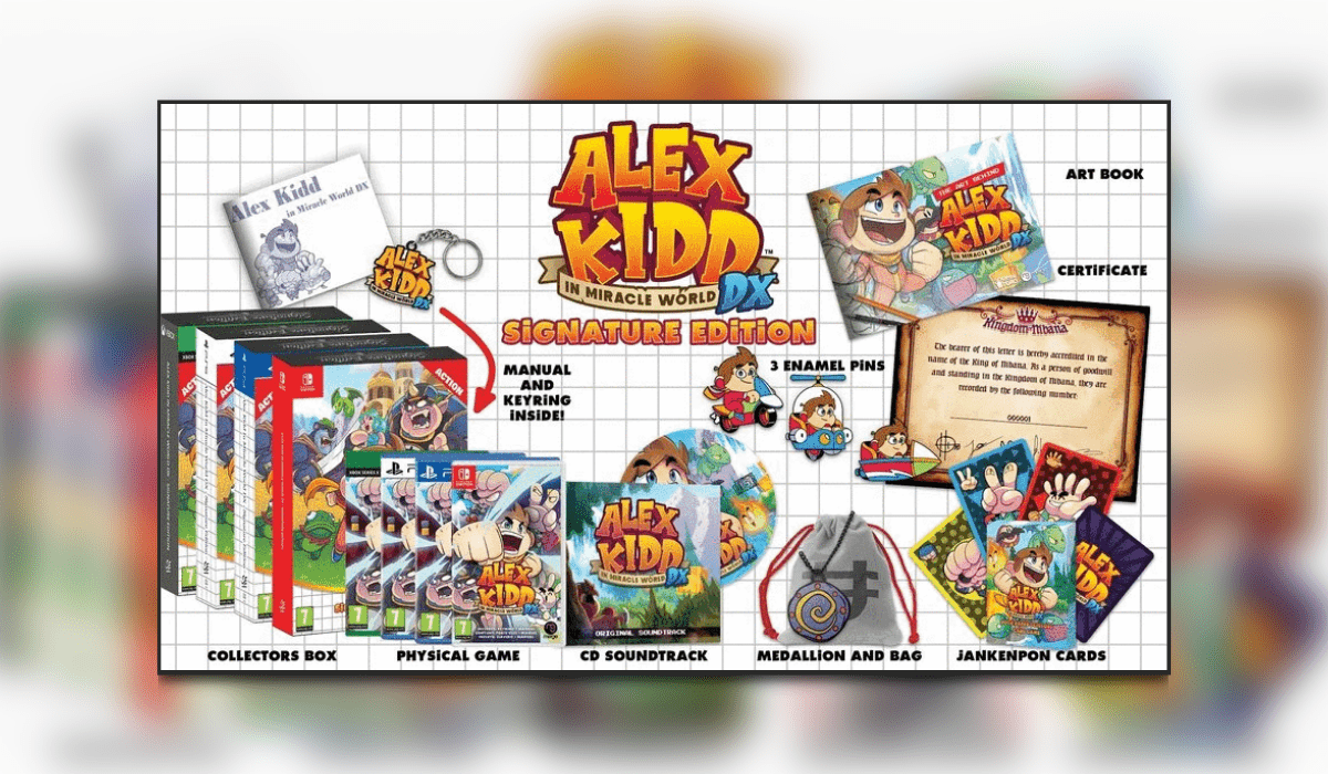 Alex Kidd In Miracle World DX Arrives On June 24th