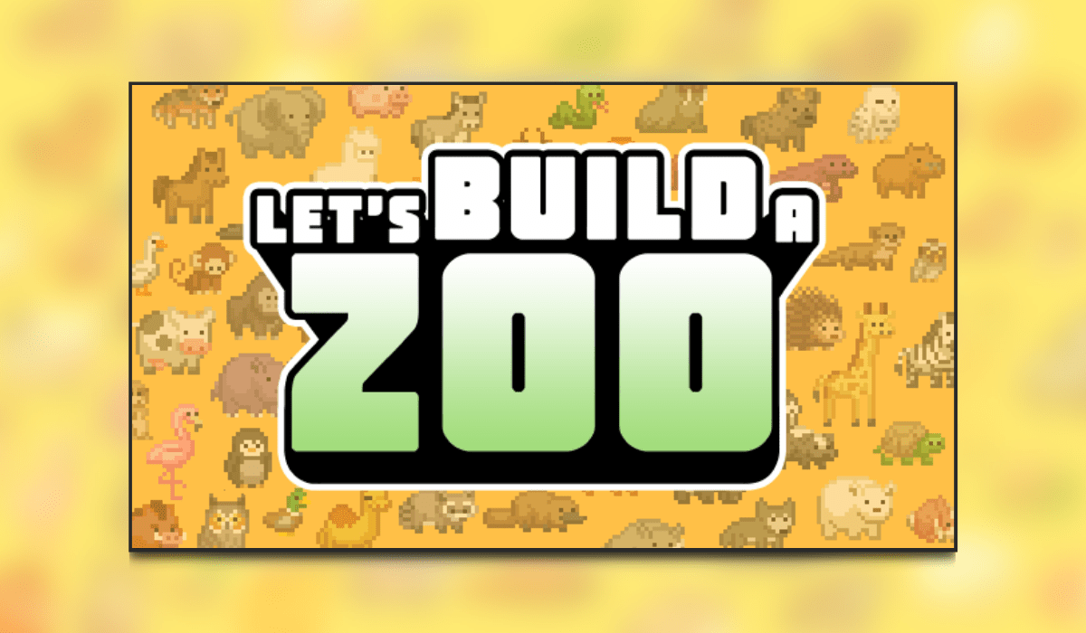 Let’s Build A Zoo – Just Announced By No More Robots!