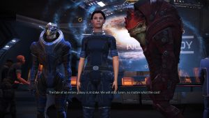 Getting the team back together with Garrus, Ashley and Wrex