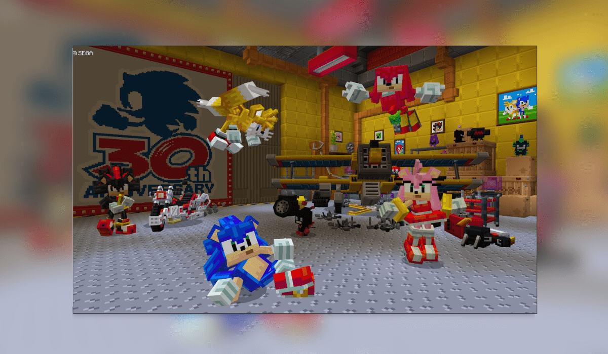 Sonic is now in Minecraft!