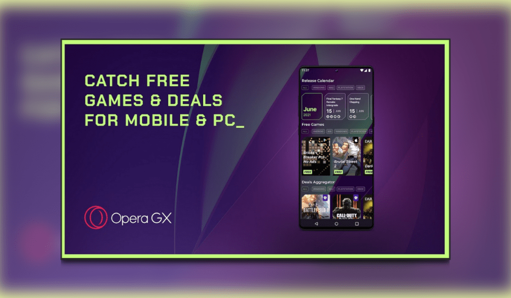 Opera releases GX Mobile browser for gamers