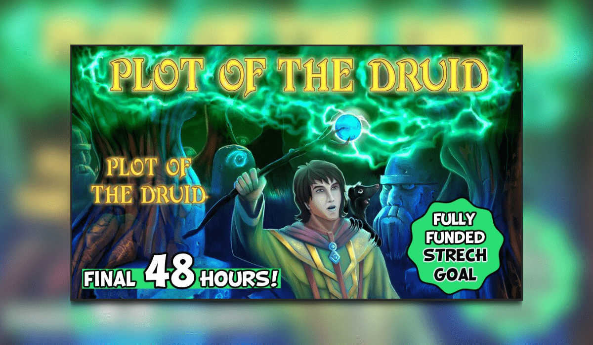 Indie Title Plot of the Druid Has Reached 129% funded on Kickstarter