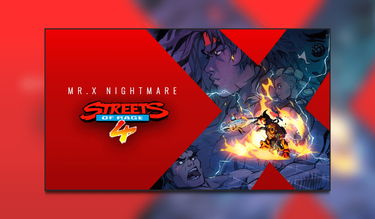 Streets of Rage 4 DLC MR. X Nightmare Now Available
