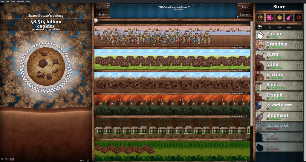 Short Review, Cookie Clicker