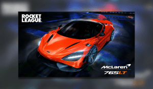 McLaren 765LT speeds into Rocket League