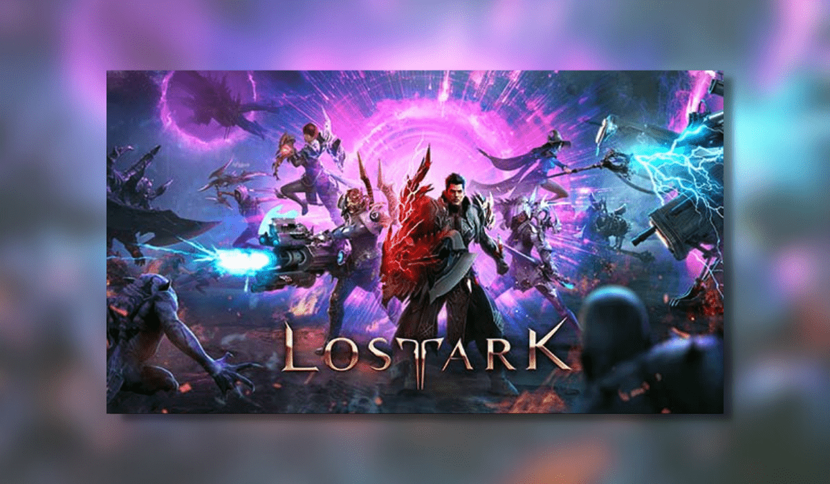 Lost Ark game logo and title image featuring characters from the game
