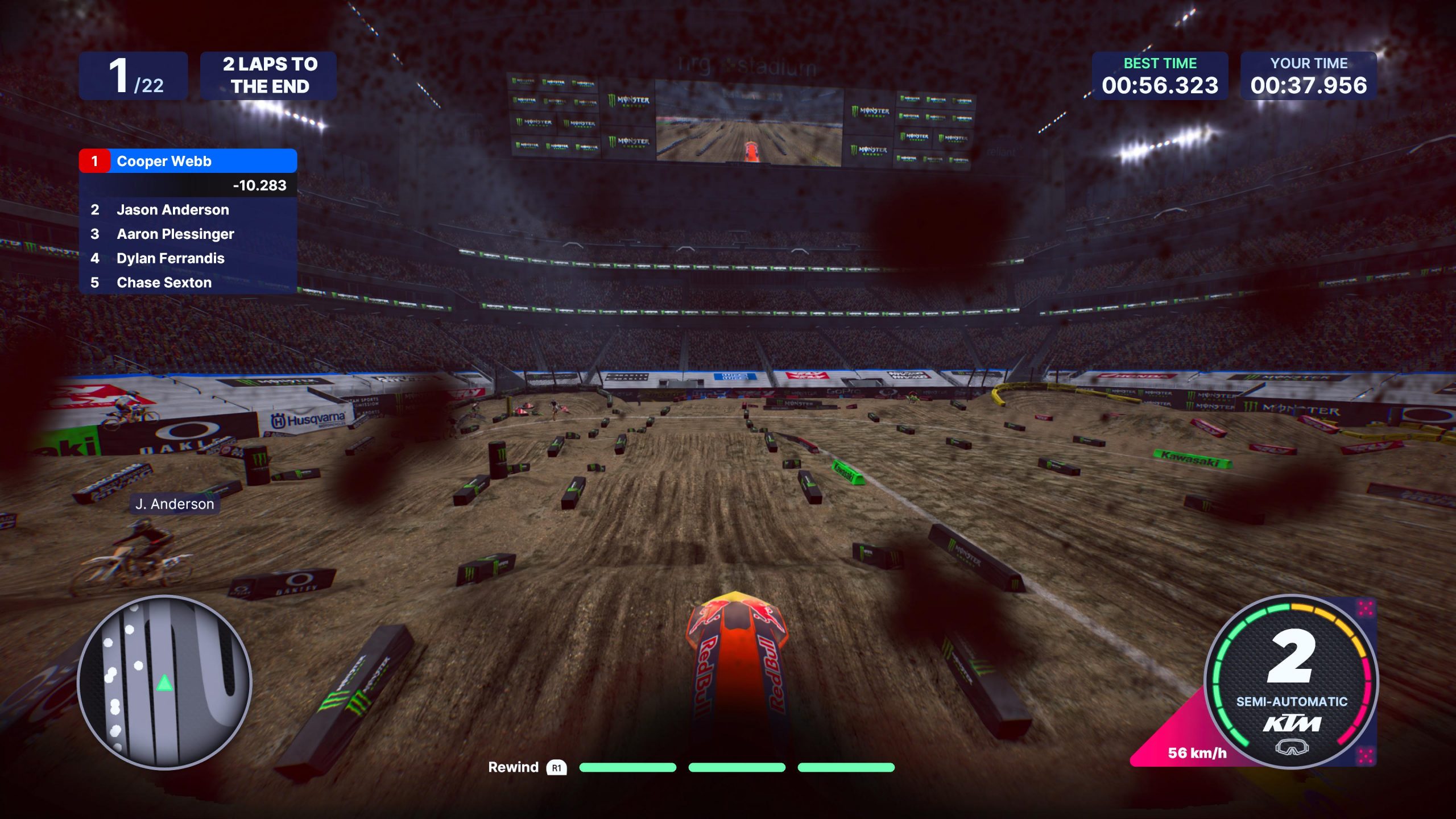 Monster Energy Supercross 5 first person view