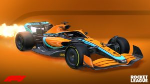 2022 McLaren F1 Rocket League Car