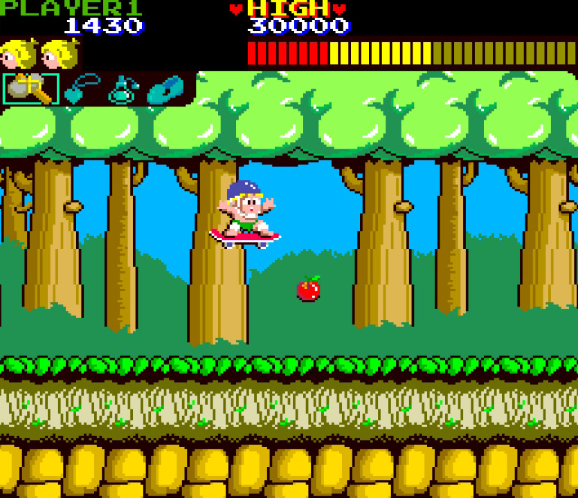 The Wonder Boy Collection Side-scrolling
