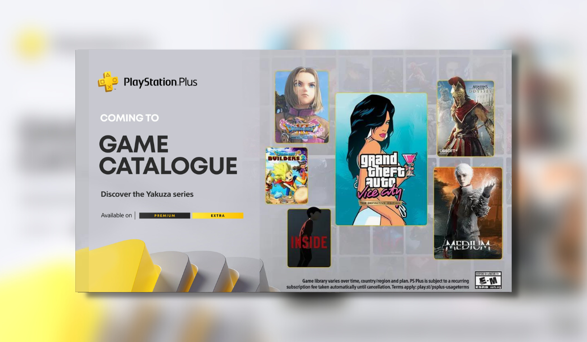 PlayStation on X: October's fresh batch of Game Catalog titles joins PlayStation  Plus today. Includes games from series like Dragon Quest, Yakuza,  Assassin's Creed, and more. Full details:    / X