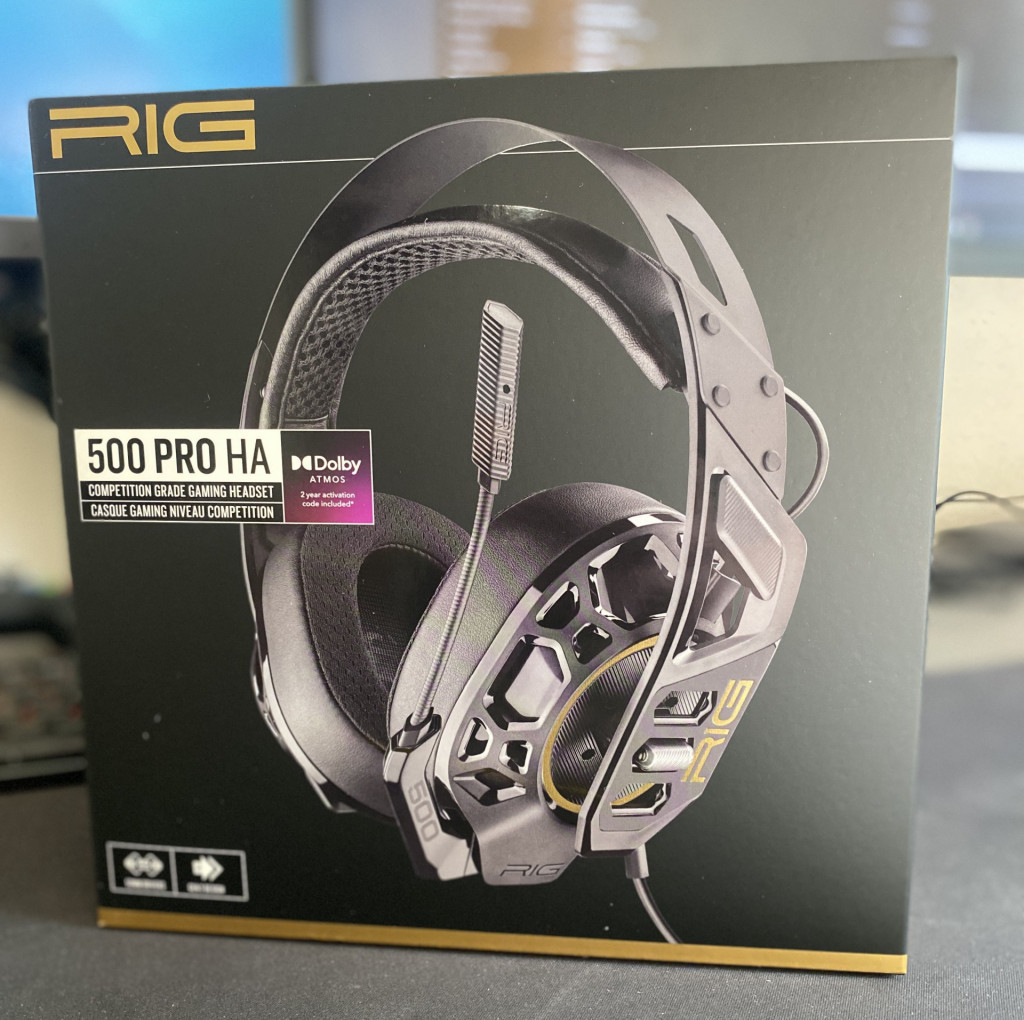 RIG500 Headset box and design