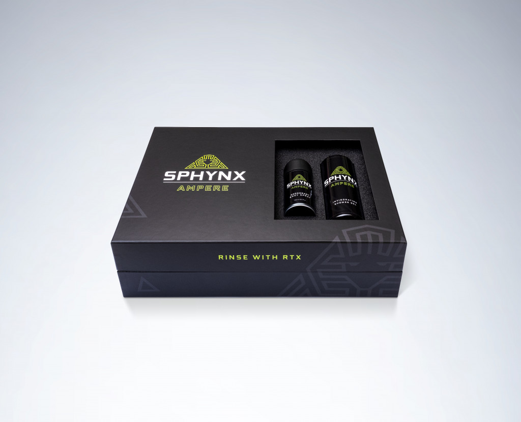 Nvidia SPHYNX: Ampere Body Spray and Shower Gel Christmas Box Set