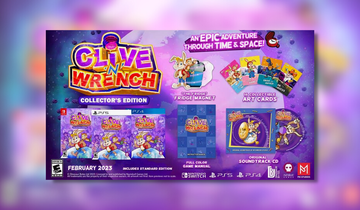 Numskull Games Announce Clive ‘N’ Wrench US RetailRelease