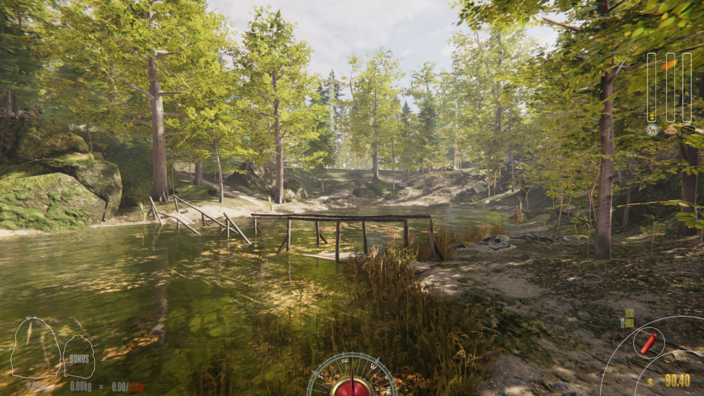 Screenshot shows the type of in-game water, it's really quite pretty