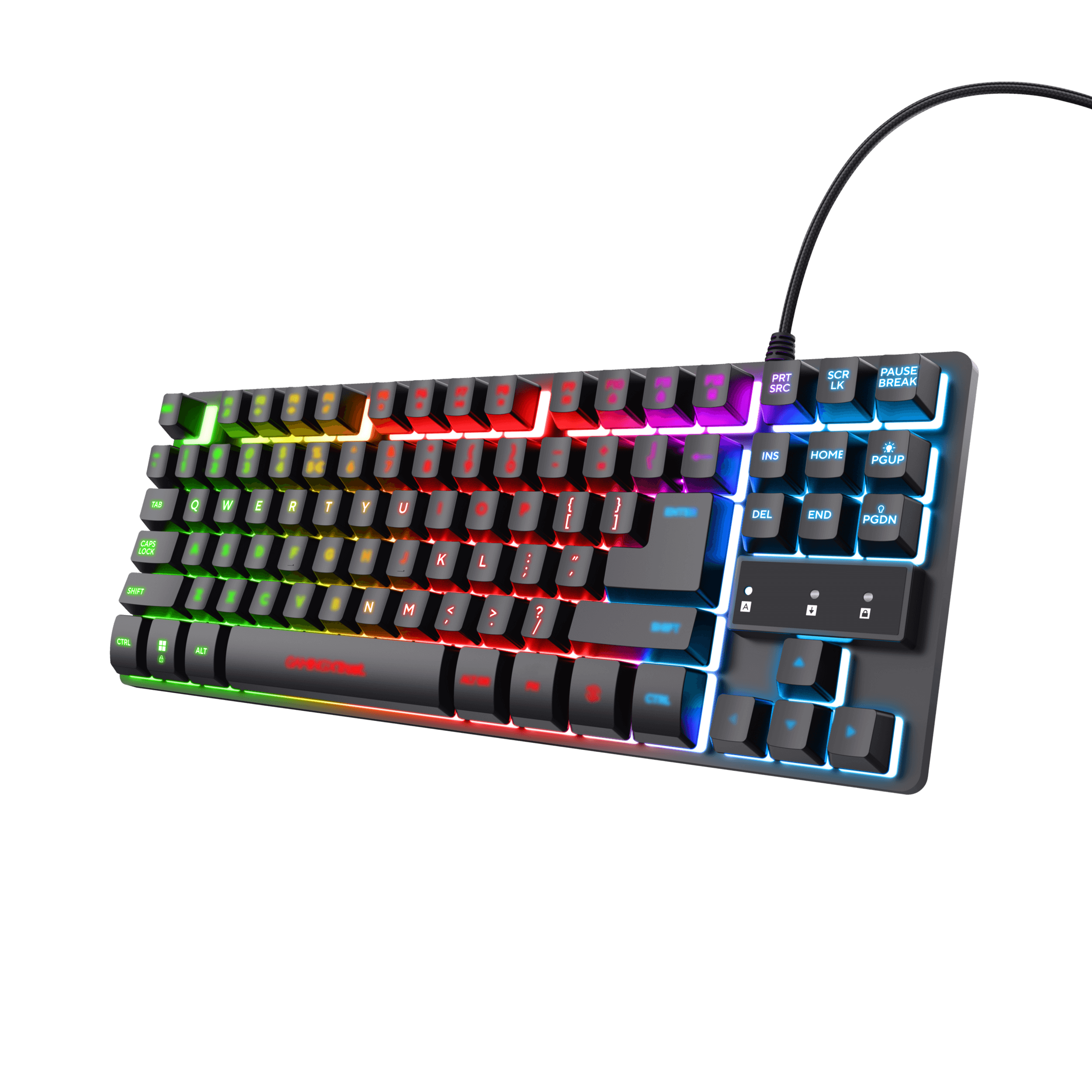 image showing the keyboard with all of the RGB illuminated