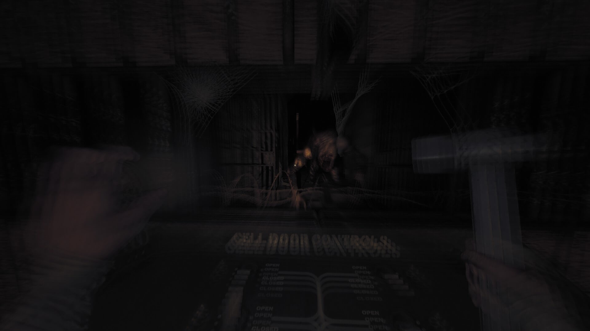 A minor close up of the creature that hunts down the player. I barely managed to get away.