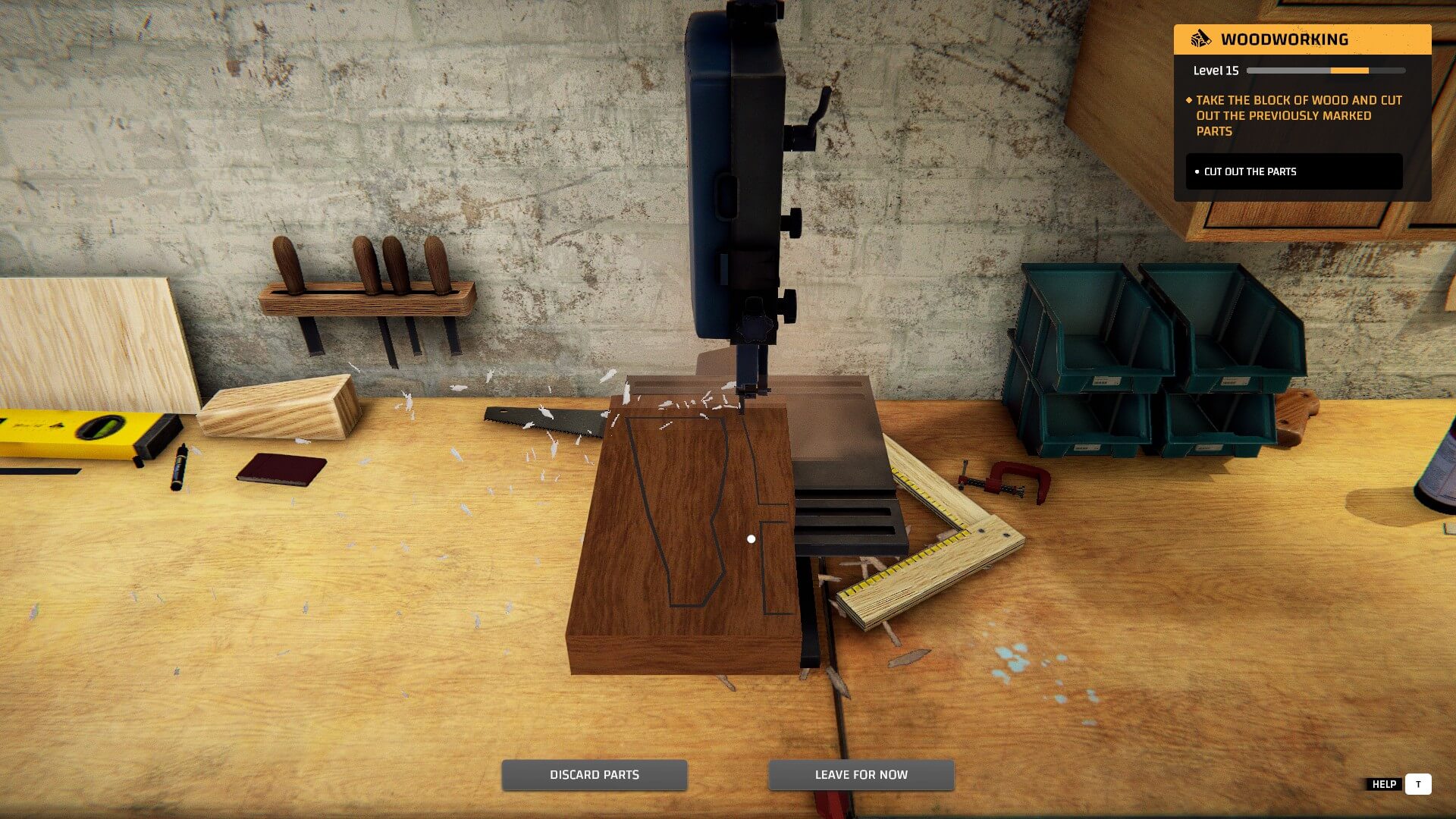 I'm currently using the work bench to make a new set of wooden parts for the AKM .