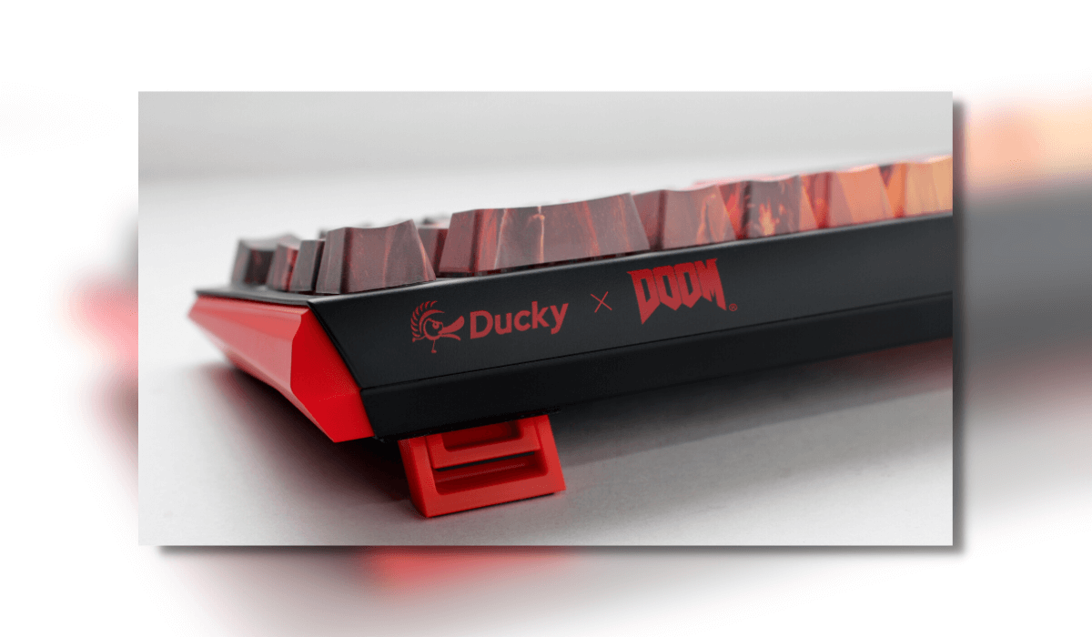 Ducky and Bethesda Release Doom Themed Keyboard