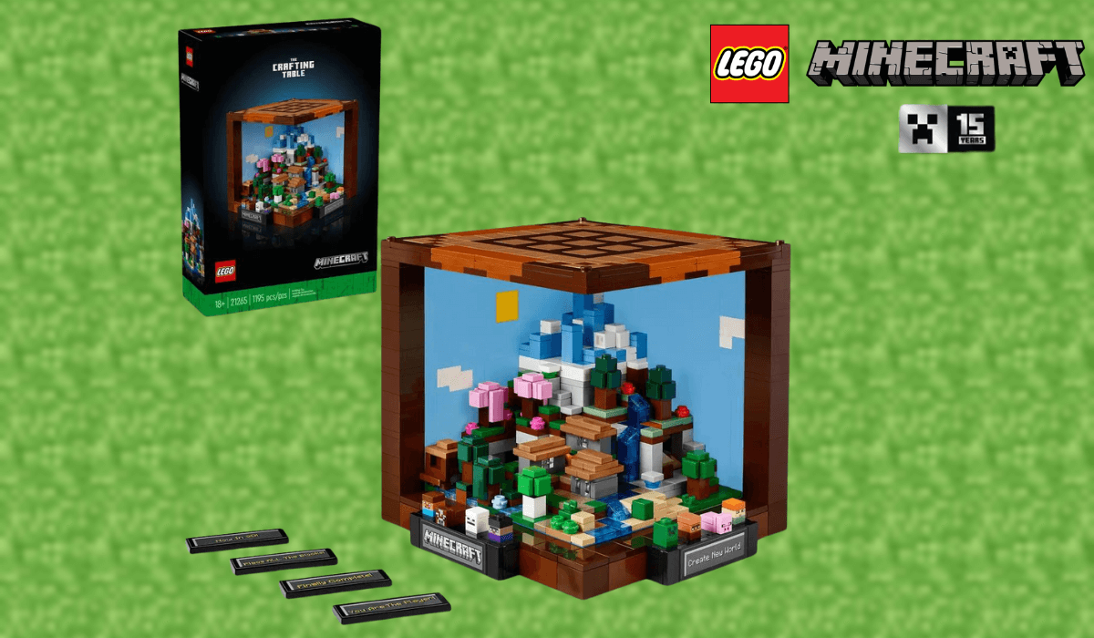 Minecraft’s The Crafting Table releases in LEGO form
