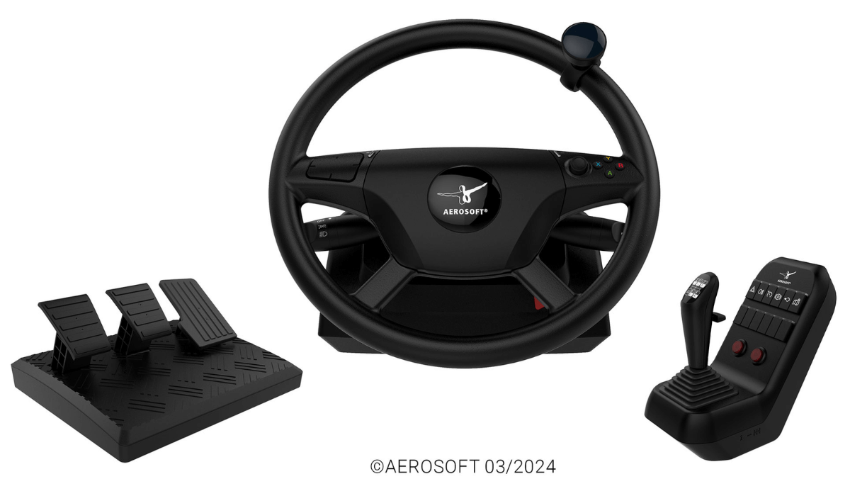 Aerosoft Truck & Bus Wheel System Arriving in October