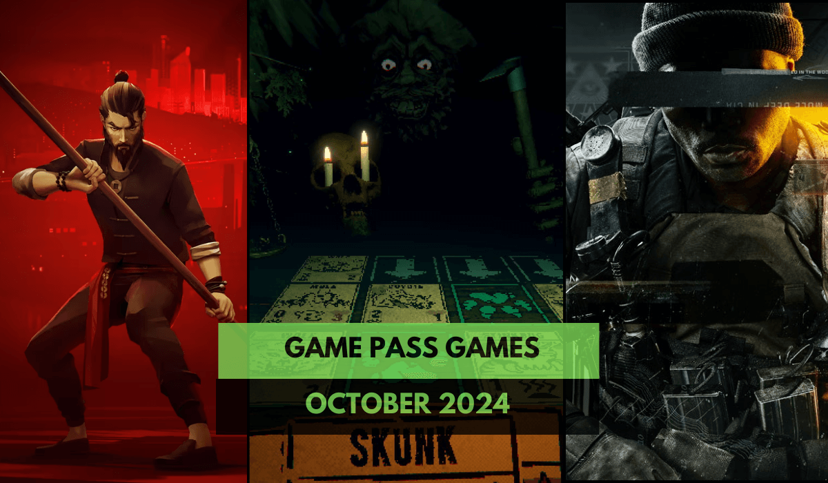 Game Pass October 2024 Games