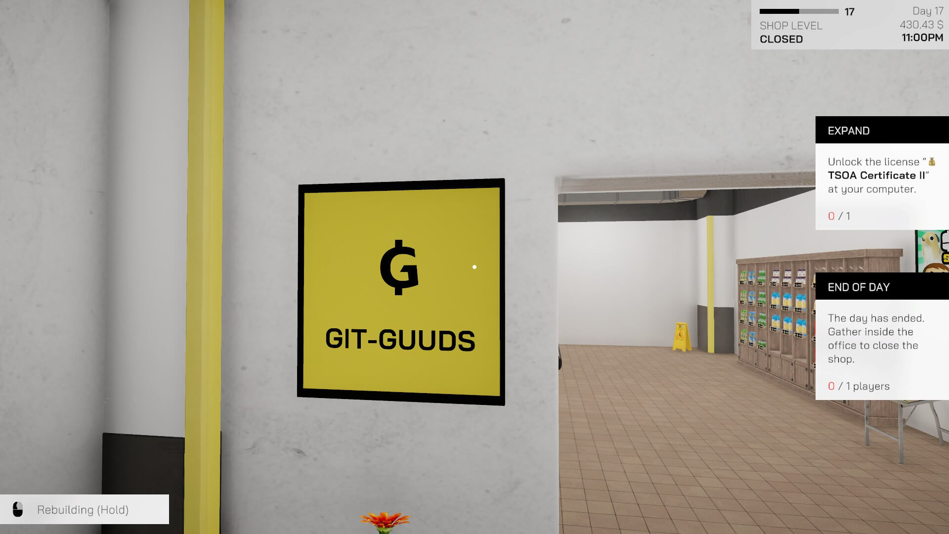 A shot of my store's name/logo. 