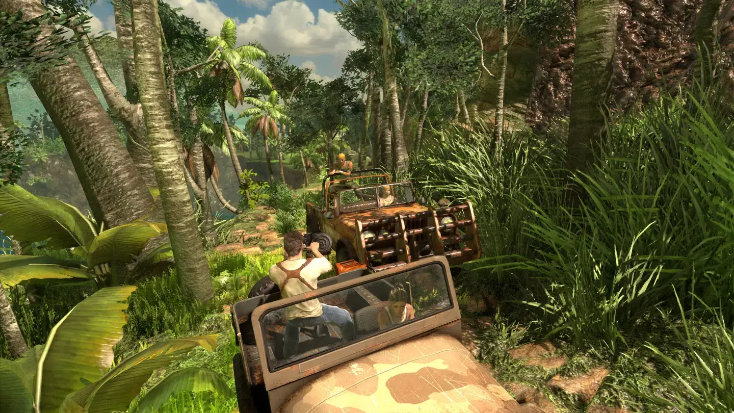 Chapter 7 - Drake and Elena in a high speed escape through the jungle.
