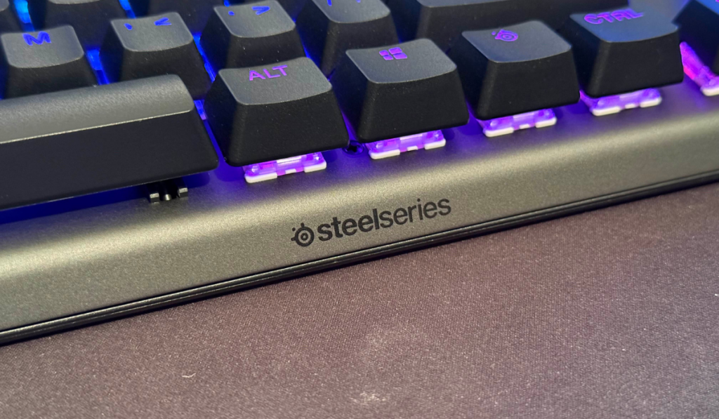 image of a close up of the apex pro and the steelseries logo