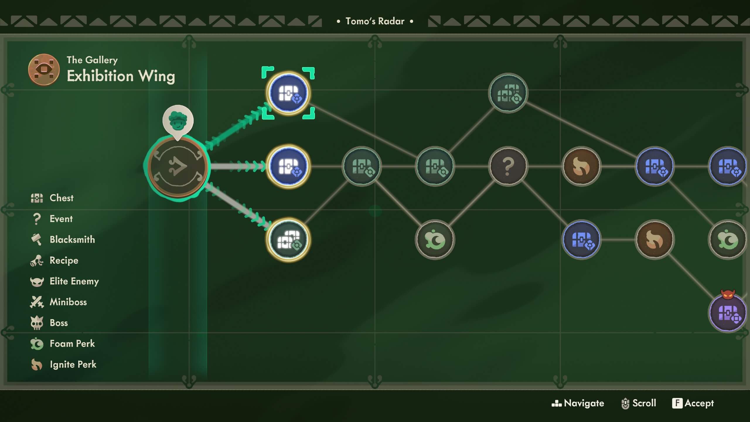 Moonlighter 2's dungeon layout.