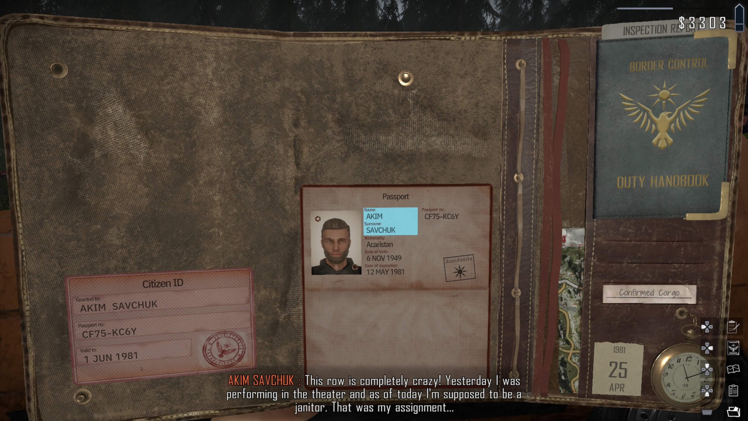 This image shows the players folder whereby documentation needed for review are held.