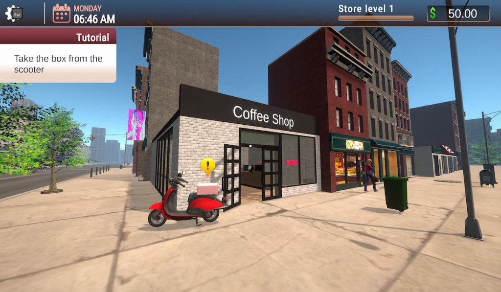 Outside of Coffee Shop