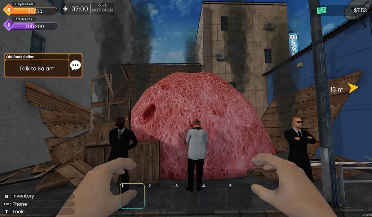 Meteorite destroys store