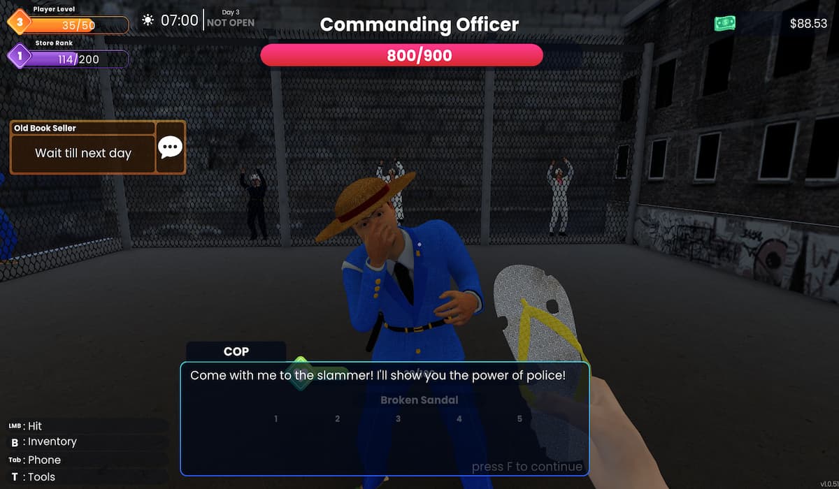 Fight police officer in prison
