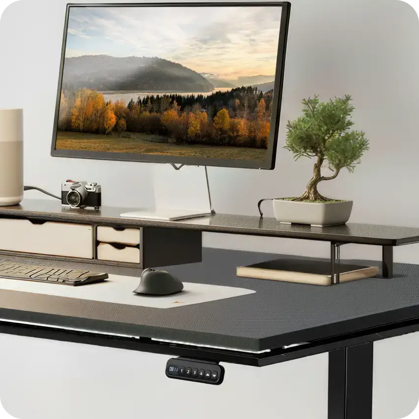 image of the worktop with items on top