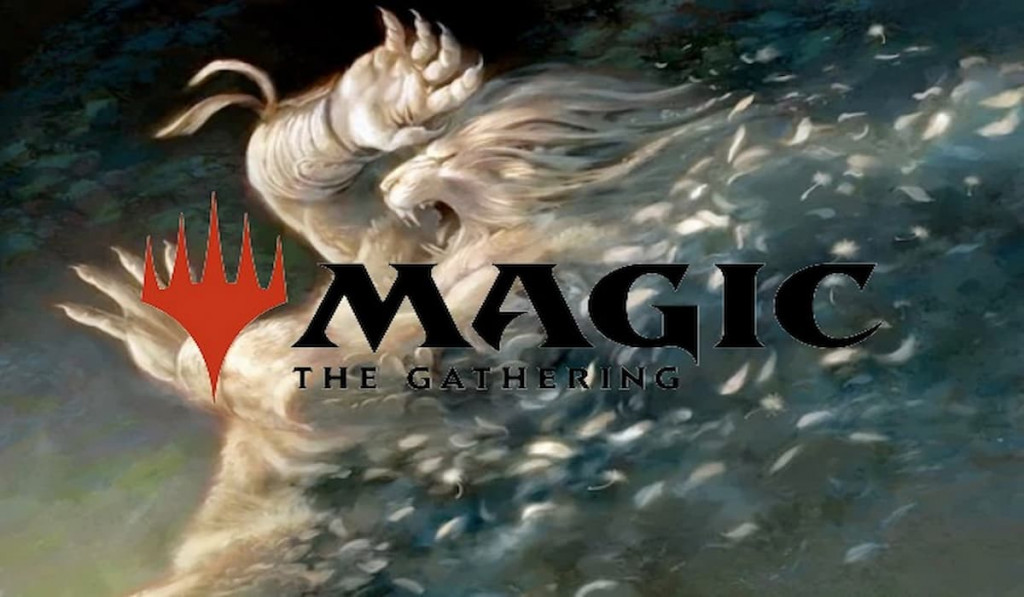 MTG key art showing the main logo and a character behind