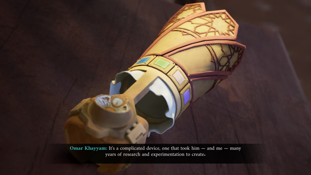 A close-up of Maya's Key.