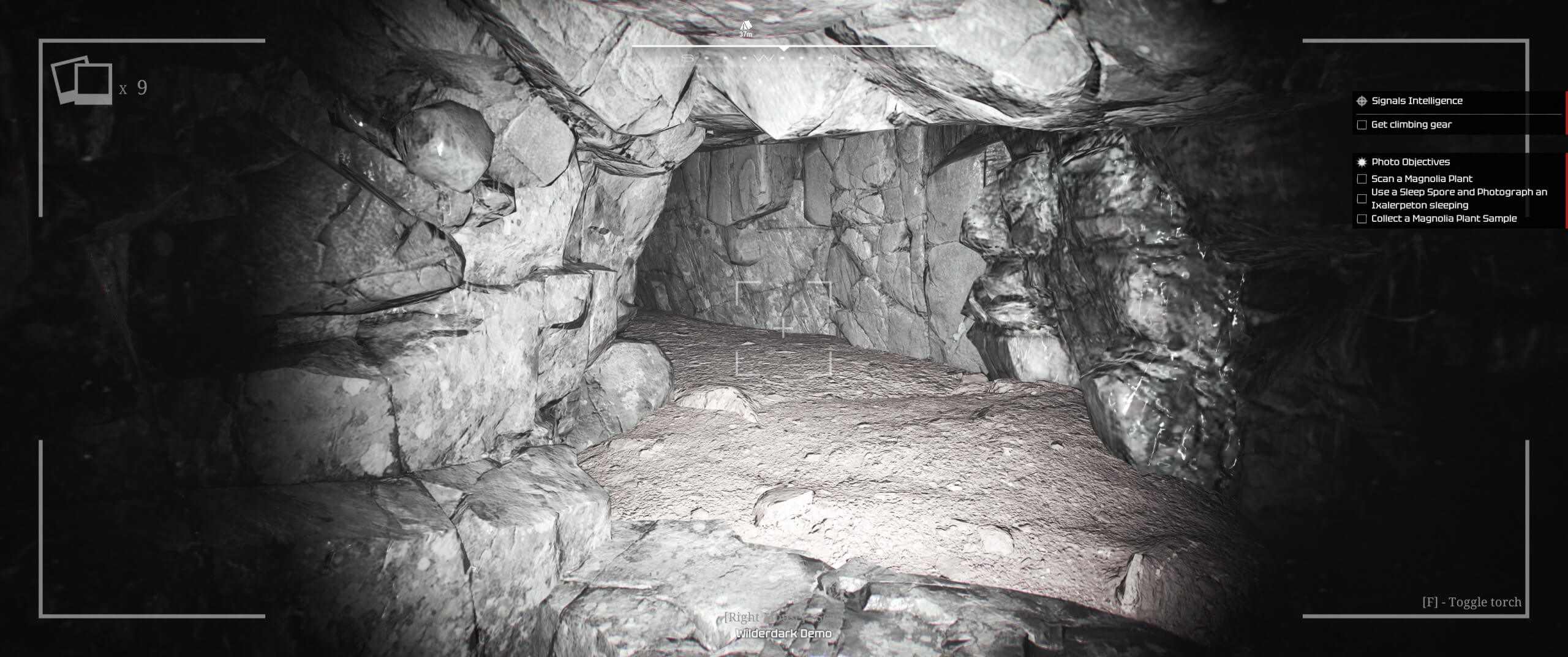 a screenshot showing a tunnel with a camera surround