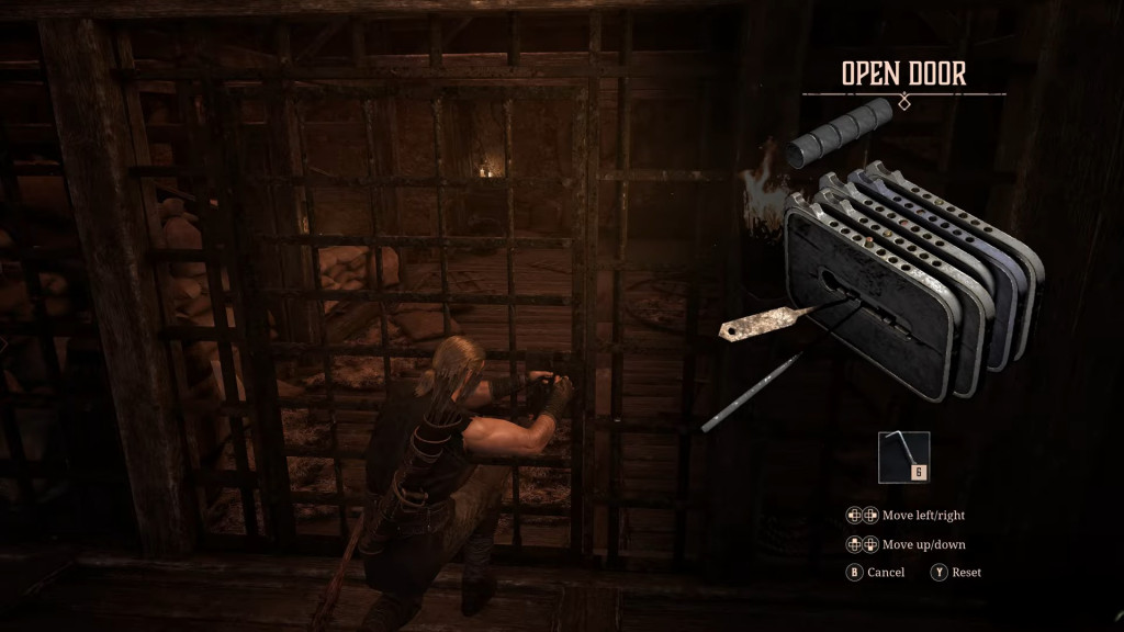 Lock picking in the new camp.
