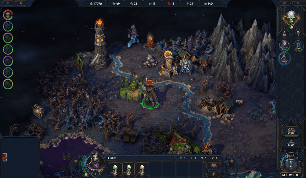 Heroes of Might and Magic Olden Age Explore Map