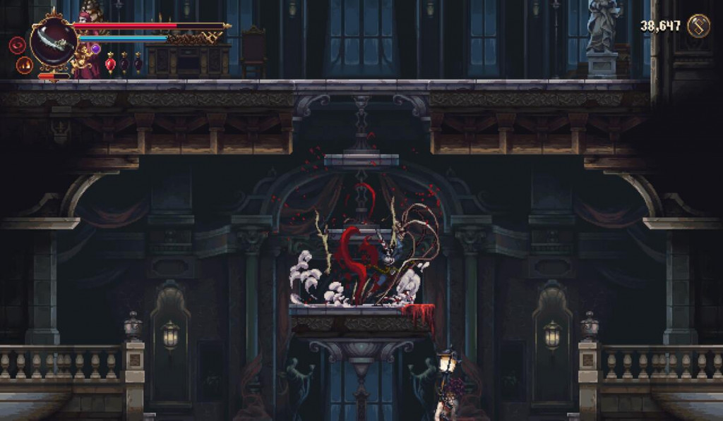 Penitent One performs a finisher execution