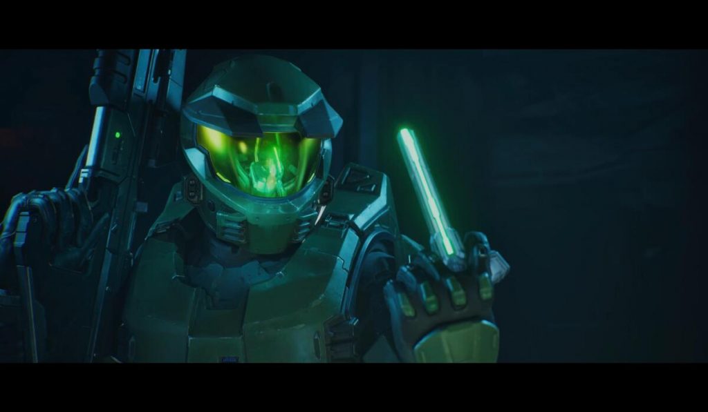 Master Chief finds glowing alien artifact